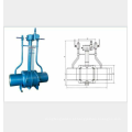 Válvula de esfera totalmente soldada desenho DN15- DN1400 com patente